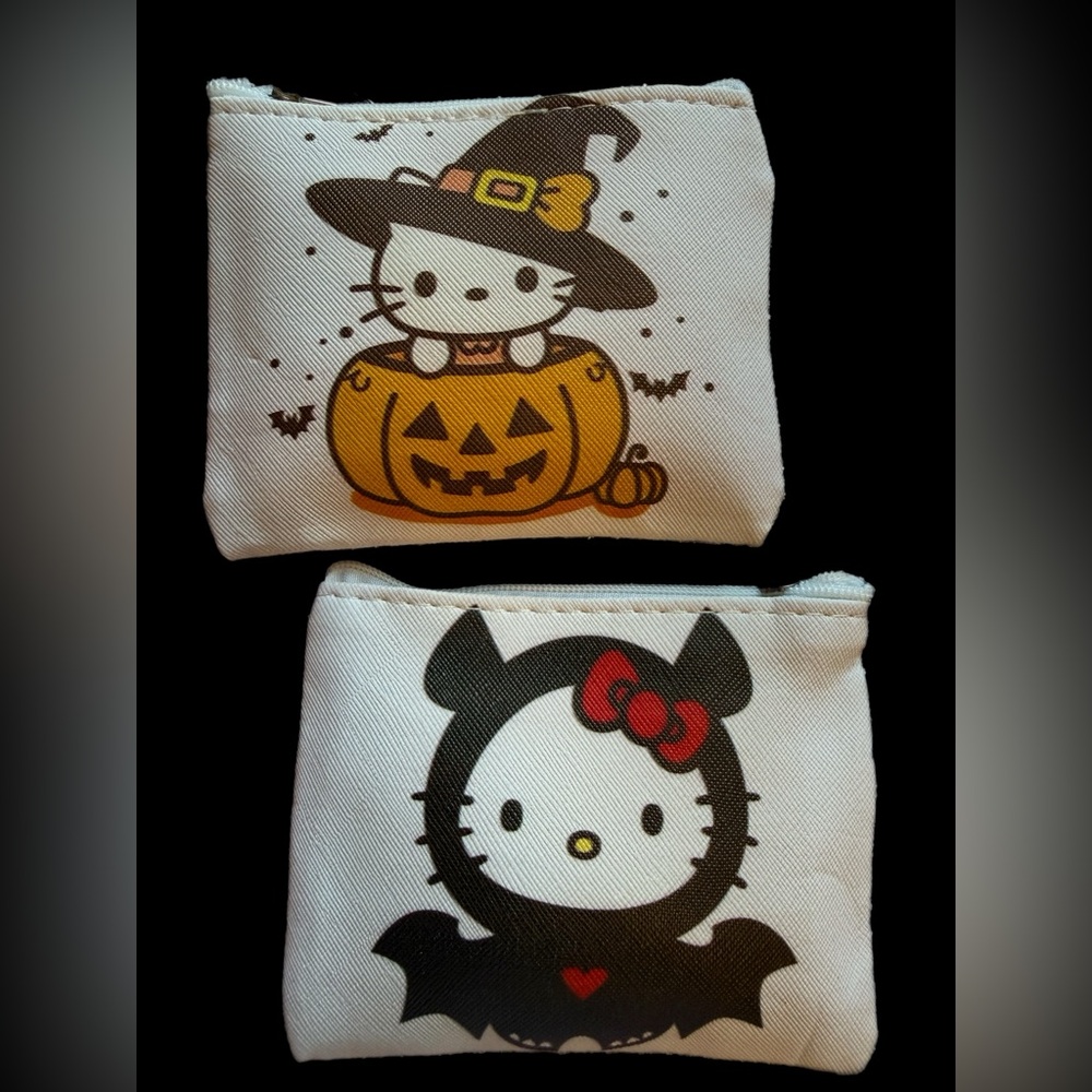 Halloween Themed Hello Kitty Pouches